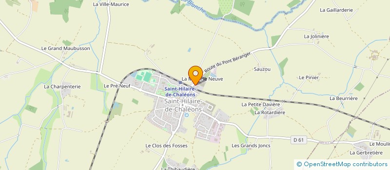 localisation de l'entreprise CHEMINEES JOSEPH BRAZEAU à CHAUMES-EN-RETZ