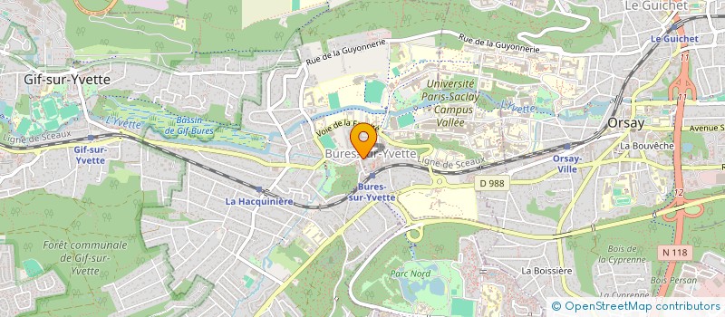 localisation de l'entreprise CHEMINEES LAIGLE RENAULT à BURES-SUR-YVETTE