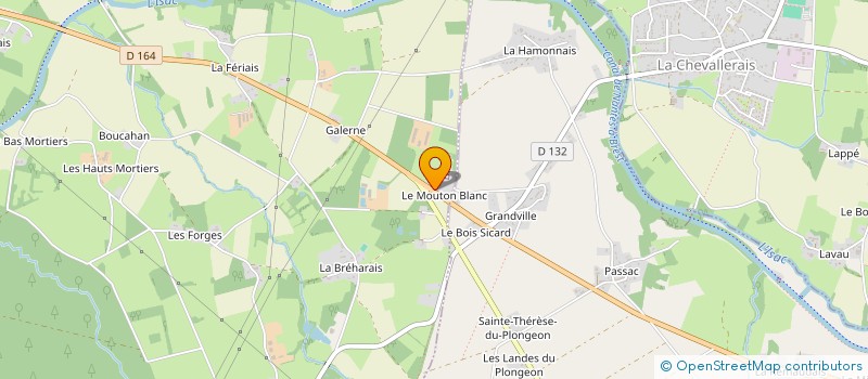 localisation de l'entreprise CHEMINEES O POELES  BLAIN