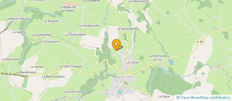 localisation de l'entreprise CHEMINEES PICHON LEROY à SAINT-POIS
