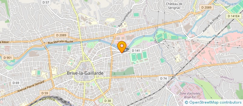 localisation de l'entreprise CHEMINEES SERVICE  BRIVE-LA-GAILLARDE