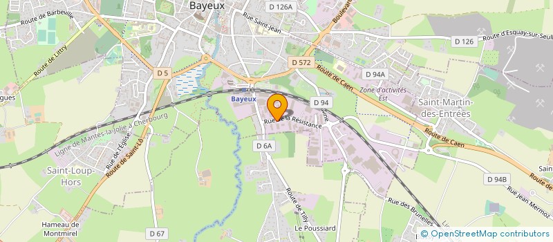 localisation de l'entreprise CHEMINEL  BAYEUX