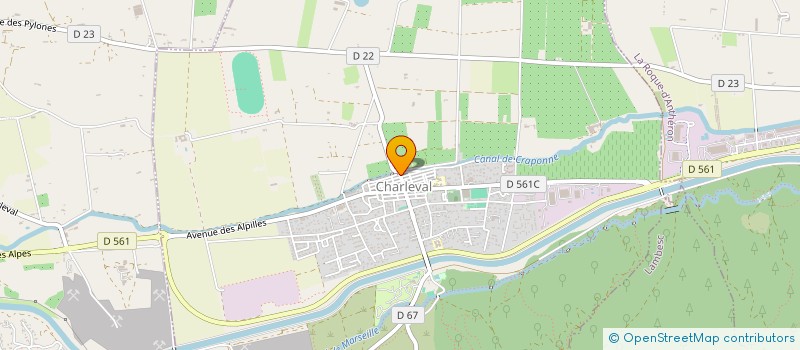 localisation de l'entreprise CHEMINER VERS SOI  CHARLEVAL