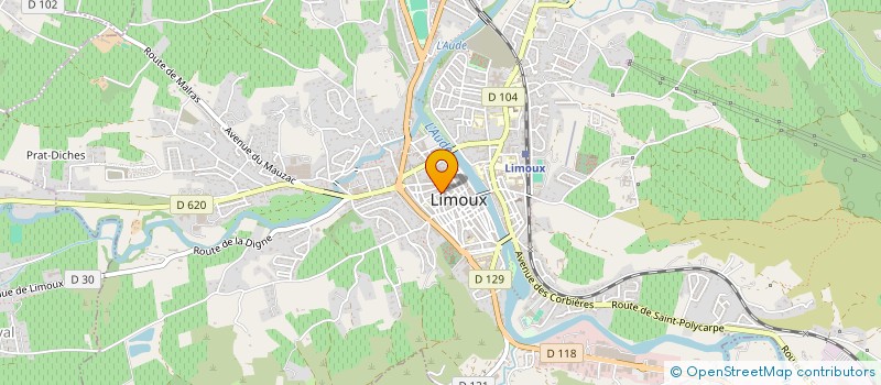 localisation de l'entreprise CHEMINFAISANT FORMATION  LIMOUX