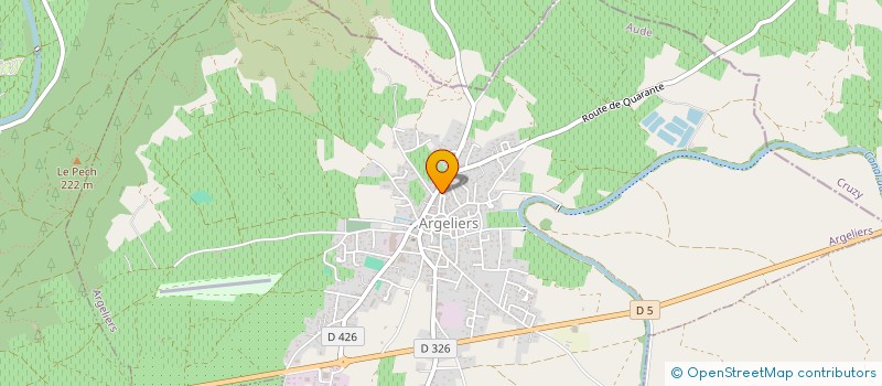 localisation de l'entreprise CHEMINS CROISES EN OCCITANIE  ARGELIERS