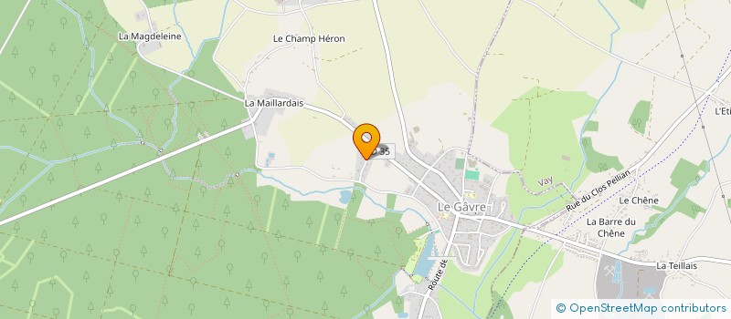 localisation de l'entreprise CHEMINS D'AVENIR  LE GAVRE