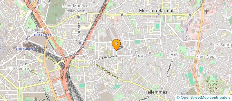 localisation de l'entreprise CHEMINS D'AVENTURES à LILLE