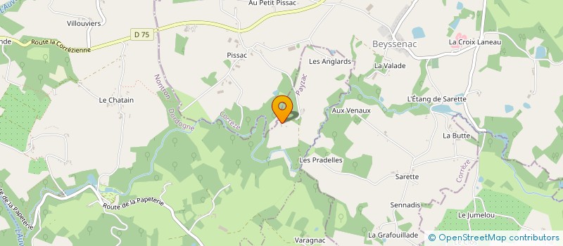 localisation de l'entreprise CHEMINS D'EVEIL  PAYZAC