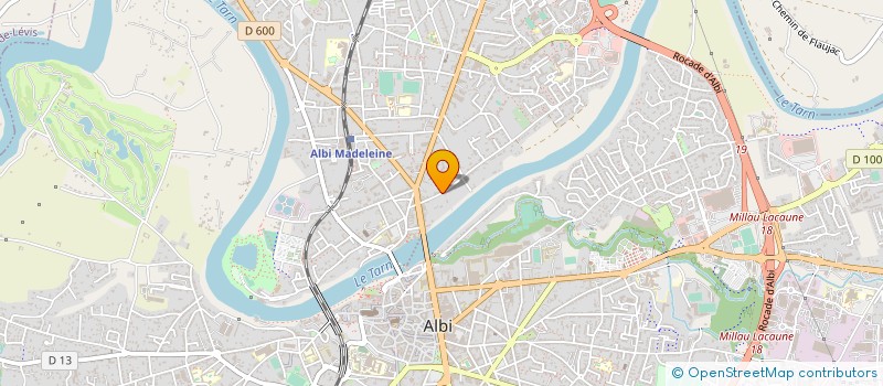 localisation de l'entreprise CHEMINS D'EXPRESSION à ALBI