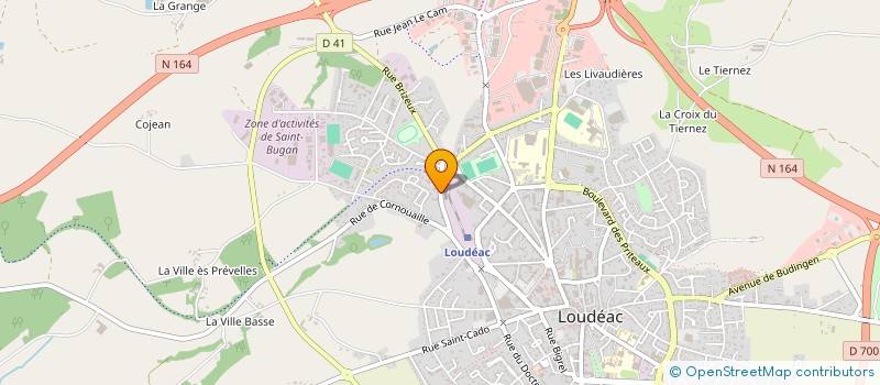 localisation de l'entreprise CHEMINS DE FER DU CENTRE BRETAGNE (CFCB)  PONTIVY