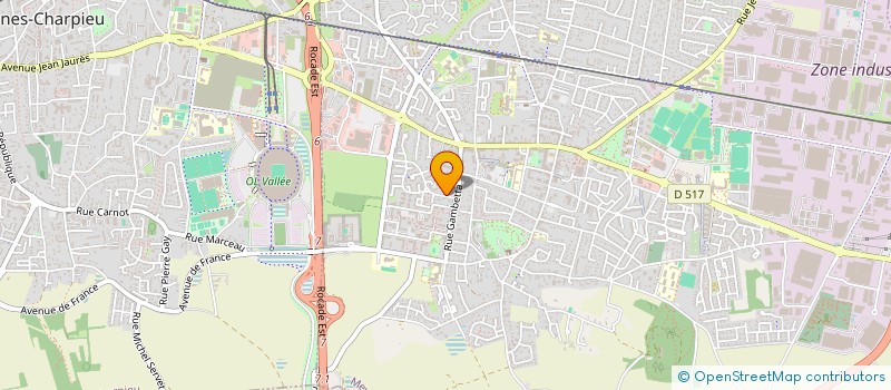 localisation de l'entreprise CHEMINS DE L'EUROPE  MEYZIEU