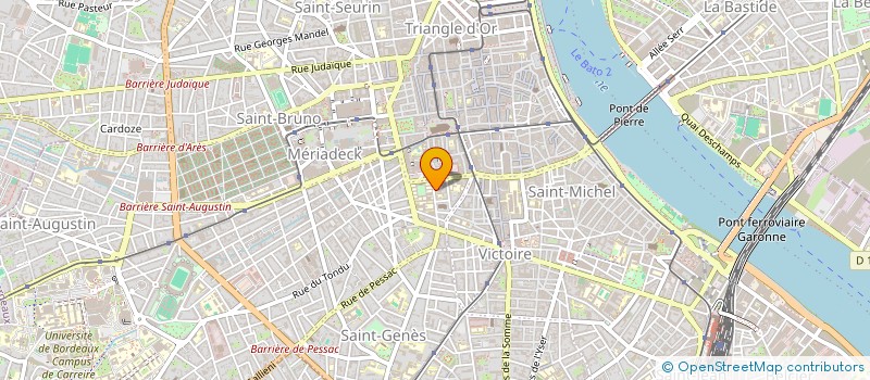 localisation de l'entreprise CHEMINS DE TABLES  BORDEAUX