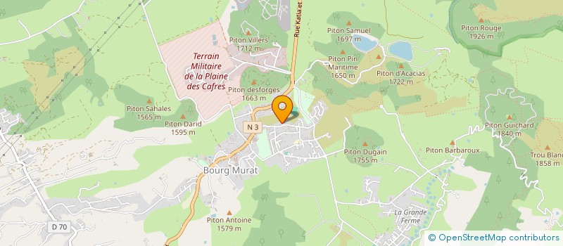 localisation de l'entreprise CHEMINS DE TRAVERSE  LE TAMPON