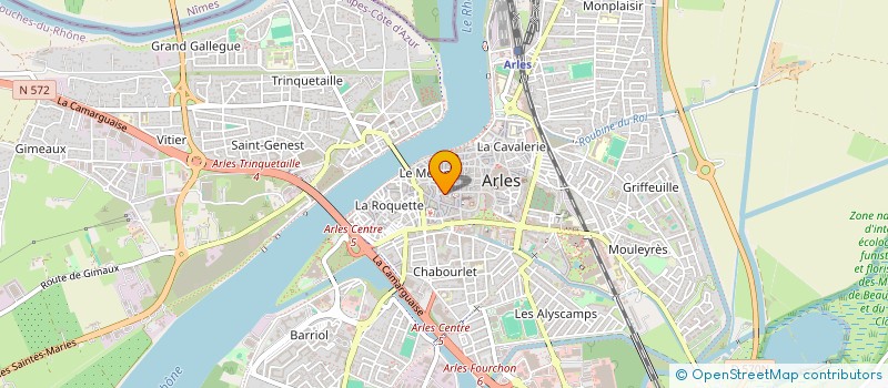 localisation de l'entreprise CHEMINS DE YOGA à ARLES