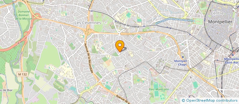 localisation de l'entreprise CHEMINS DES ALLIANCES à MONTPELLIER
