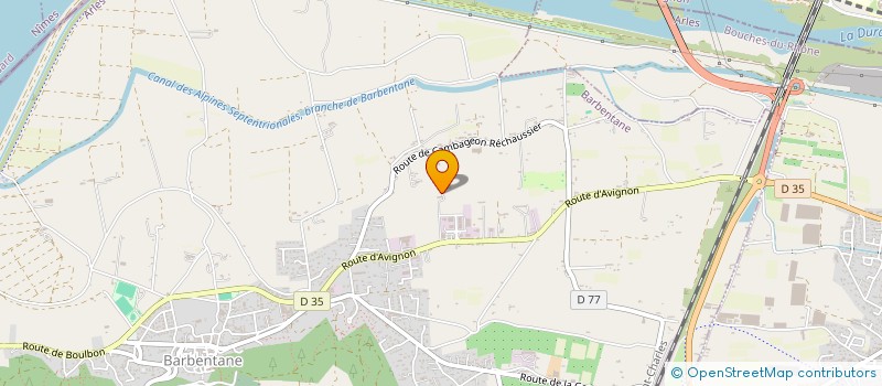 localisation de l'entreprise CHEMINS DU BOUT DU MONDE  BARBENTANE