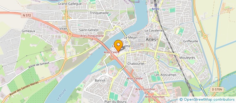 localisation de l'entreprise CHEMINS DU SEL à ARLES