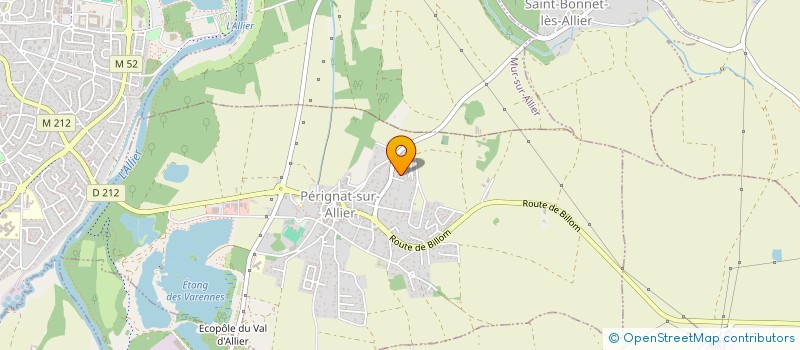 localisation de l'entreprise CHEMINS ENCHANTES  THIERS