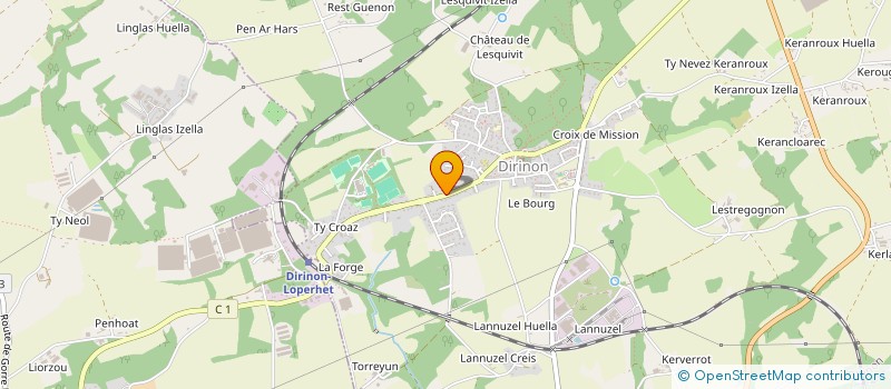 localisation de l'entreprise CHEMINS INTERIEURS  DIRINON