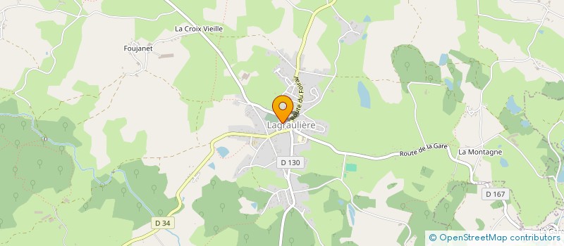 localisation de l'entreprise CHEMINS SINGULIERS à LAGRAULIERE