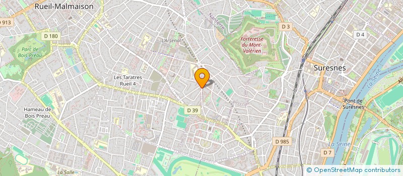 localisation de l'entreprise CHEMINS-URBAIN à RUEIL-MALMAISON