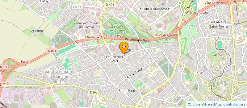 localisation de l'entreprise CHEMINS VERS AILLEURS à CAEN