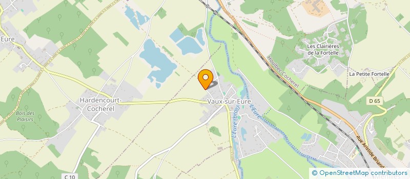 localisation de l'entreprise CHEMISAGE DE NORMANDIE  VAUX-SUR-EURE