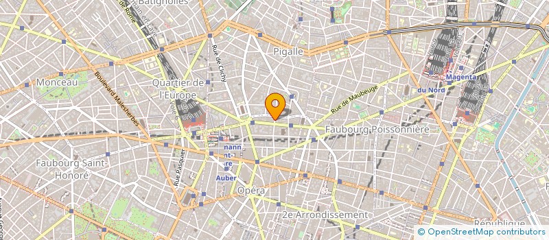 localisation de l'entreprise CHEMISERIE THEBAUT LEPERSONNIER  PARIS