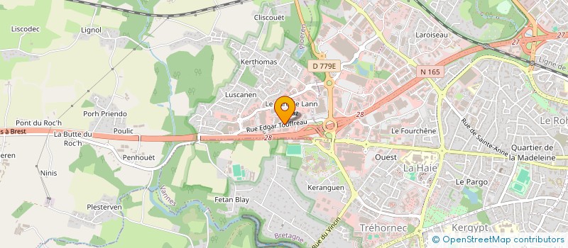 localisation de l'entreprise CHEMISES AND CO  PLOEREN