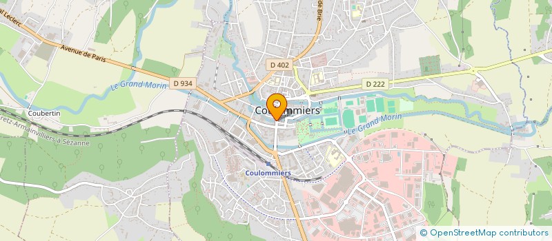 localisation de l'entreprise CHEMISIER HABILLEUR GRENIER à COULOMMIERS