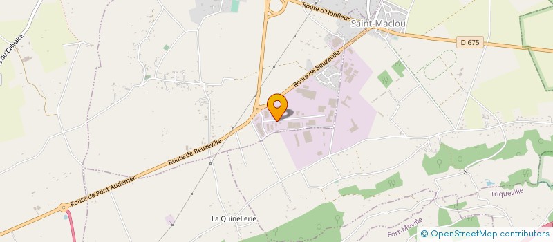 localisation de l'entreprise CHEMITHERM  BOULLEVILLE