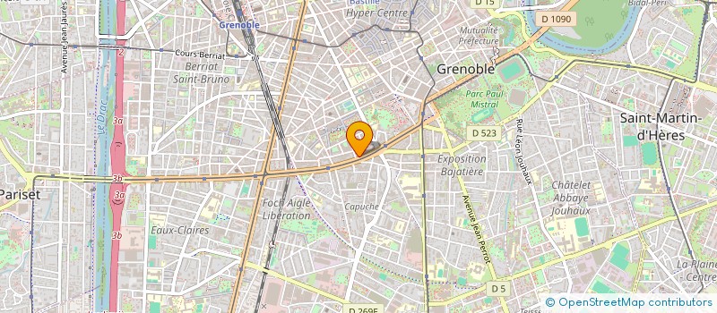 localisation de l'entreprise CHEMLA CORP à GRENOBLE