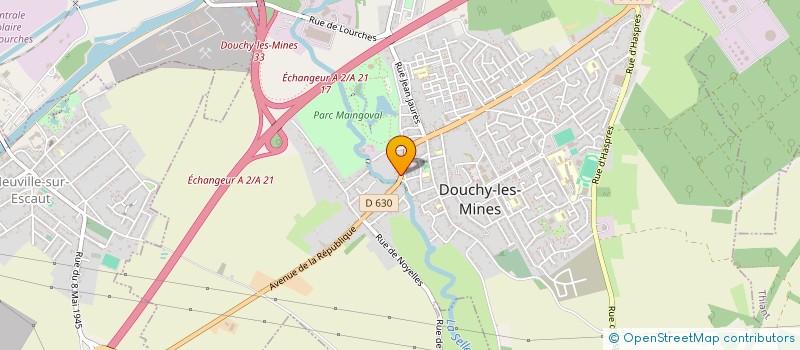 localisation de l'entreprise CHEMNYLA IMMO à DOUCHY-LES-MINES
