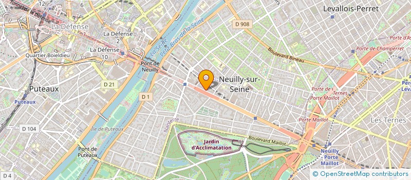 localisation de l'entreprise CHEMOL FRANCE à NEUILLY-SUR-SEINE