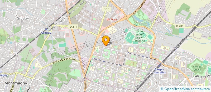 localisation de l'entreprise CHEMOT  SARCELLES