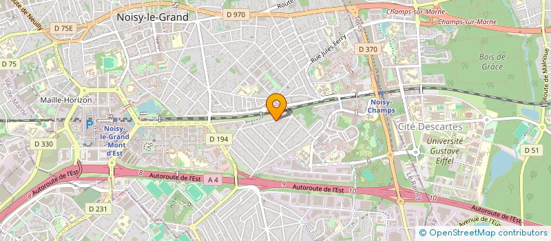 localisation de l'entreprise CHEMSURVEY à NOISY-LE-GRAND