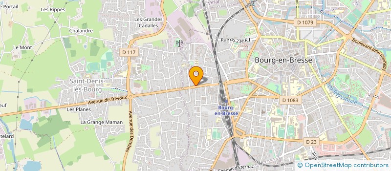 localisation de l'entreprise CHEN 01 à BOURG-EN-BRESSE