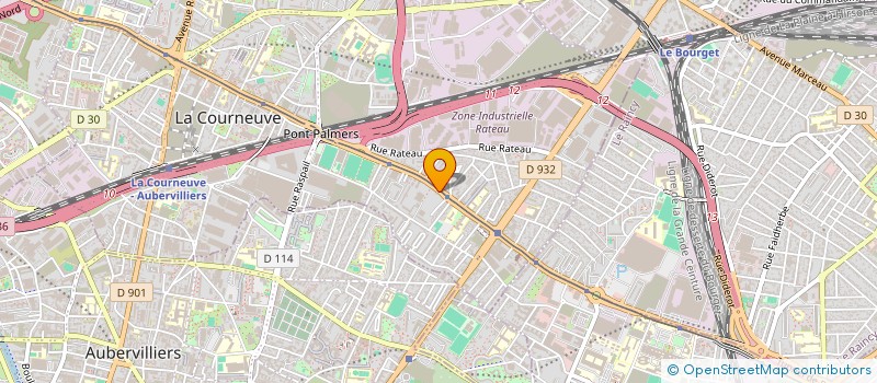 localisation de l'entreprise CHEN à LA COURNEUVE