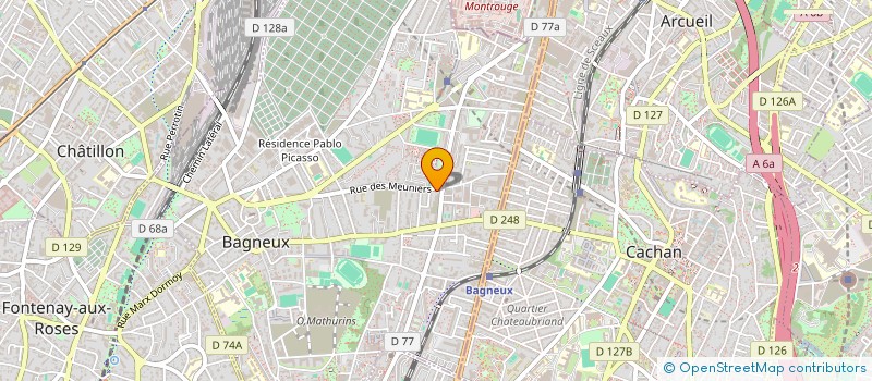 localisation de l'entreprise CHEN  BAGNEUX