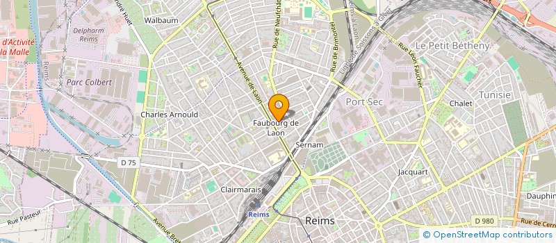 localisation de l'entreprise CHEN  REIMS