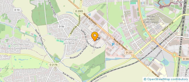 localisation de l'entreprise CHEN  CHANTELOUP-EN-BRIE