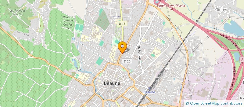 localisation de l'entreprise CHEN à BEAUNE