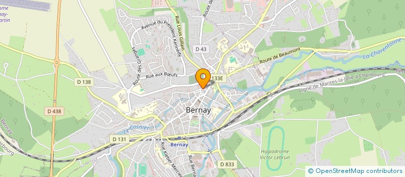 localisation de l'entreprise CHEN-CHEN  BERNAY