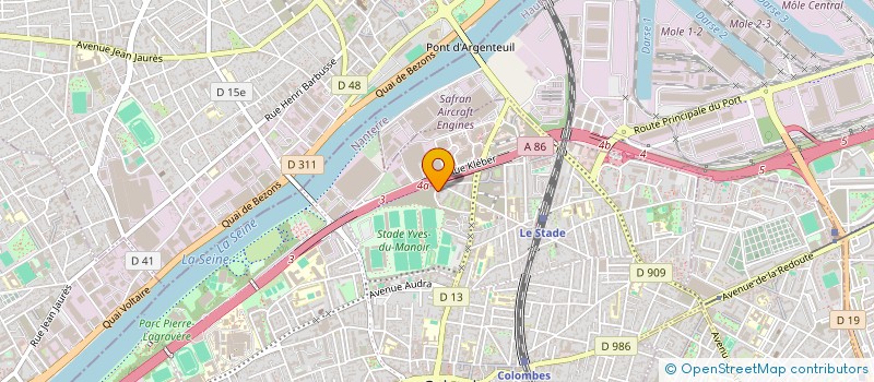localisation de l'entreprise CHEN.CO  COLOMBES