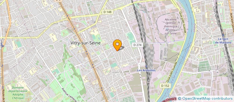localisation de l'entreprise CHEN DESIGN à VITRY-SUR-SEINE