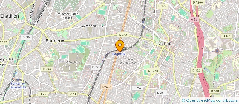 localisation de l'entreprise CHEN & DING  CACHAN