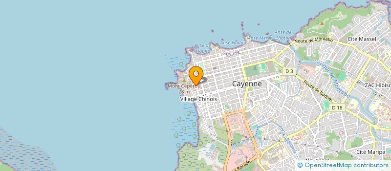 localisation de l'entreprise CHEN ET FILS  CAYENNE