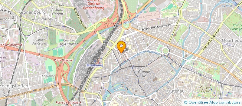 localisation de l'entreprise CHEN INVEST à STRASBOURG