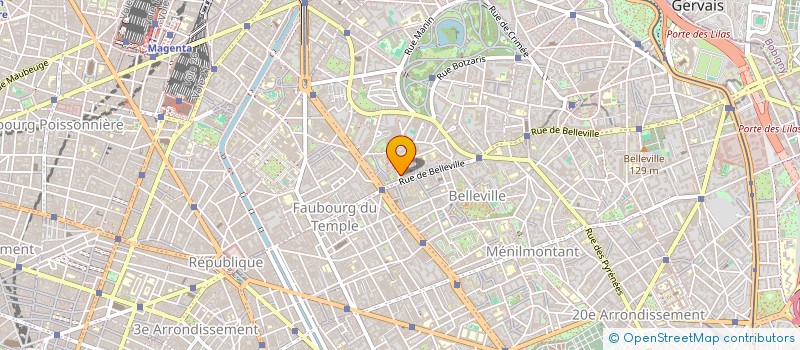 localisation de l'entreprise CHEN MODE  PARIS