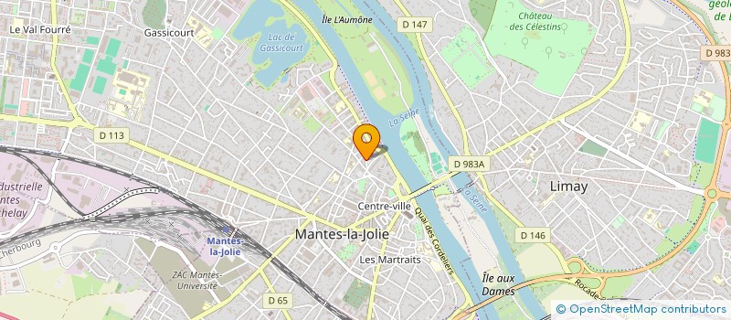 localisation de l'entreprise CHEN TRAVAUX BATIMENT  MANTES-LA-JOLIE